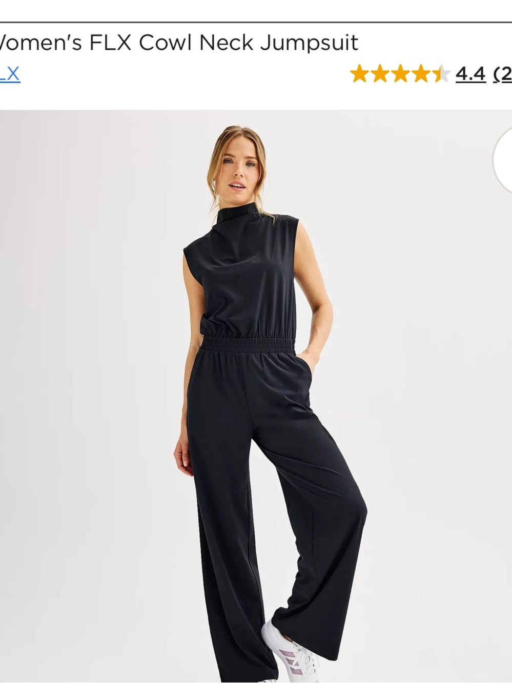 Women's FLX cowl neck jumpsuit